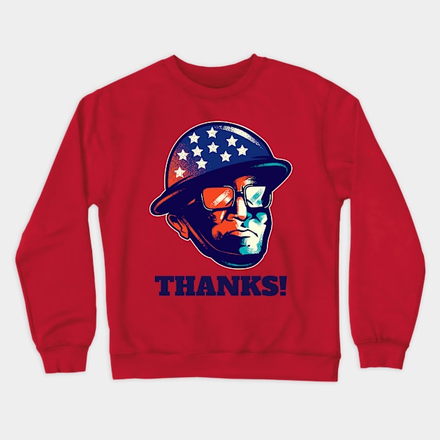 Veterans Day thanks Crewneck Sweatshirt by CasualTeesOfFashion